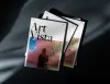 Photo de quelques exemplaires du magazine Art Vista réalisé par aminima